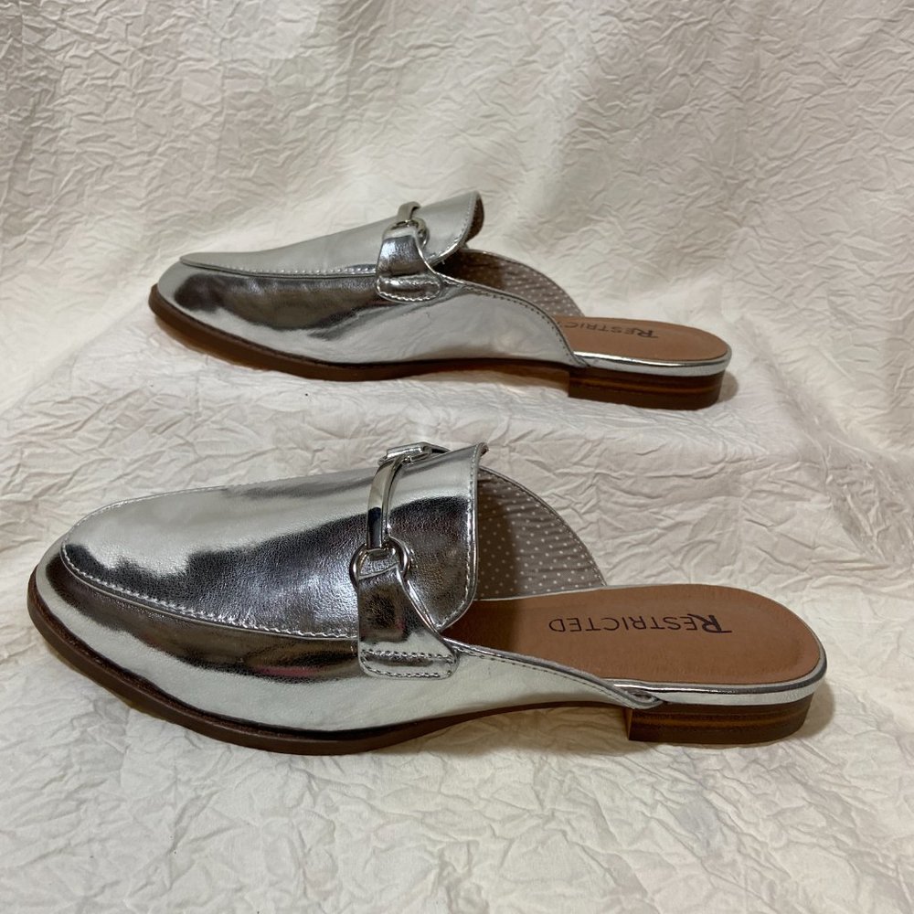 Restricted Silver Metallic Mule Shiny - Picture 4 of 8